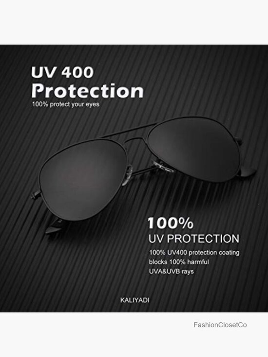 Classic Aviator Sunglasses Polarized UV Blocking Driving main image 7